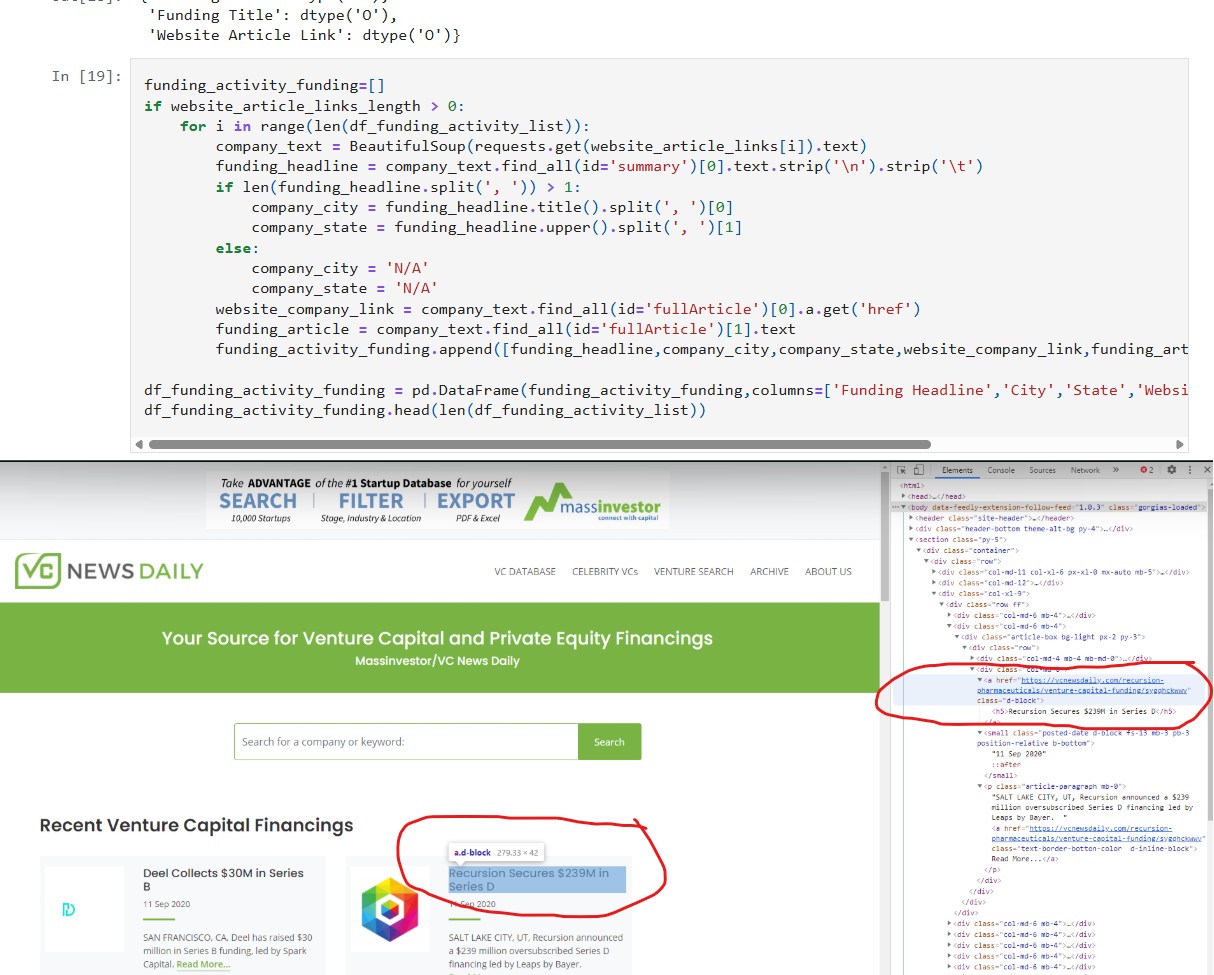 VC Funding Scraper & Data Store