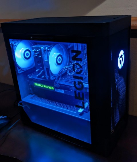 Starting point — stock Lenovo Legion Tower 5