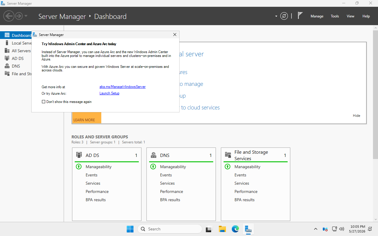 Two-Site Active Directory on KVM, Automated with Ansible
